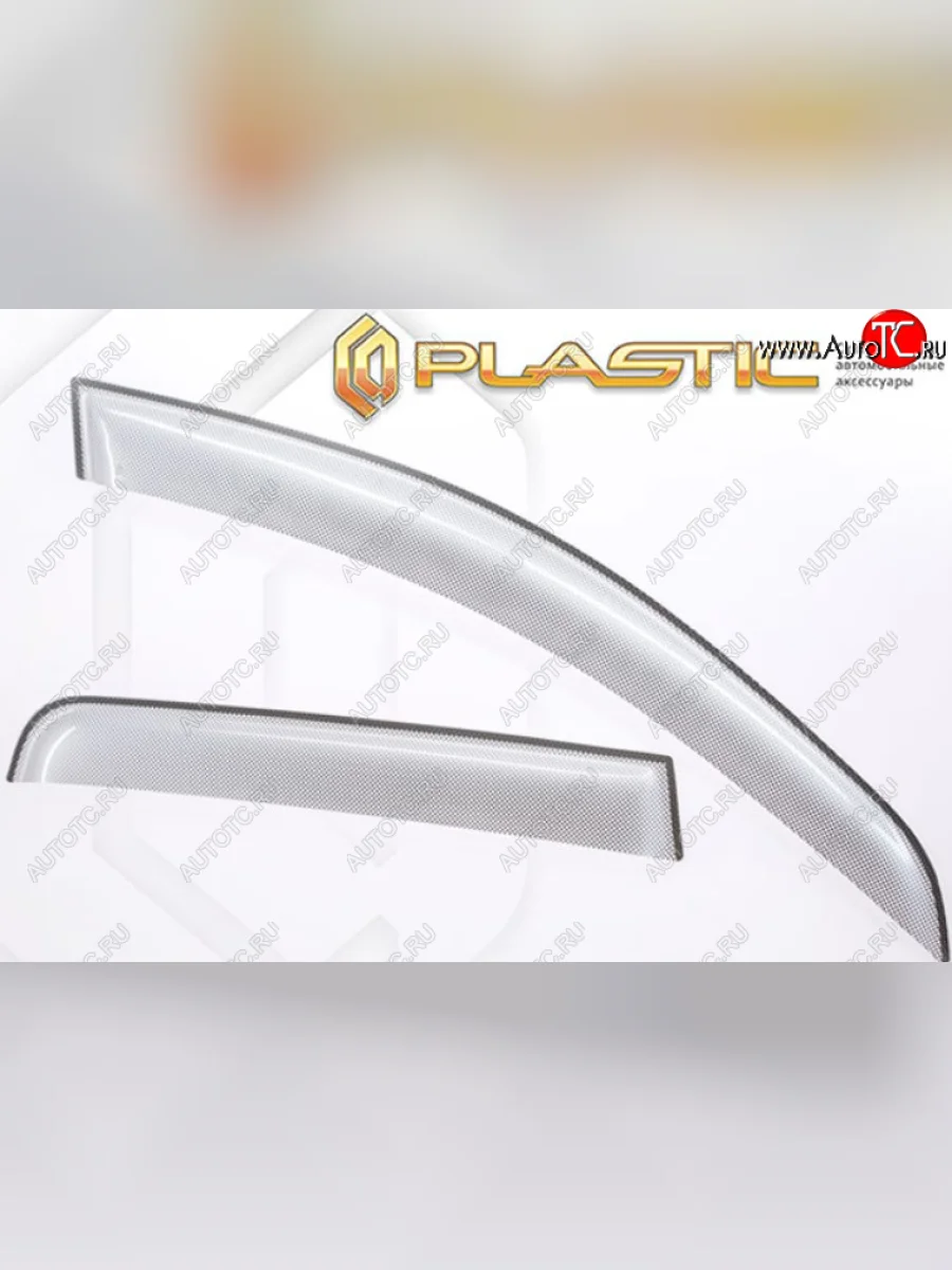 Дефлектора окон на CA-Plastic Volkswagen Jetta A7 седан дорестайлинг (2018-2022) (Шелкография серебро, Без хром молдинга)  в Керчи Республика Крым