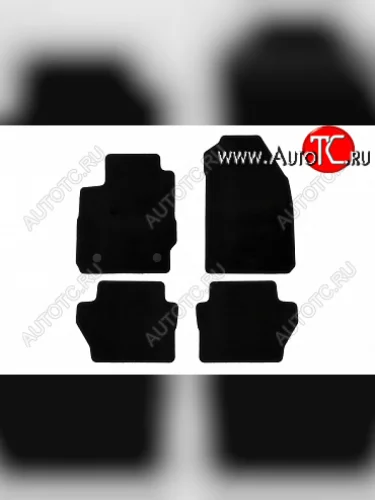 Текстильные коврики салона седан, хэтчбек Klever Econom Ford Fiesta  6 (2012-2019) хэтчбэк 5 дв. рестайлинг
