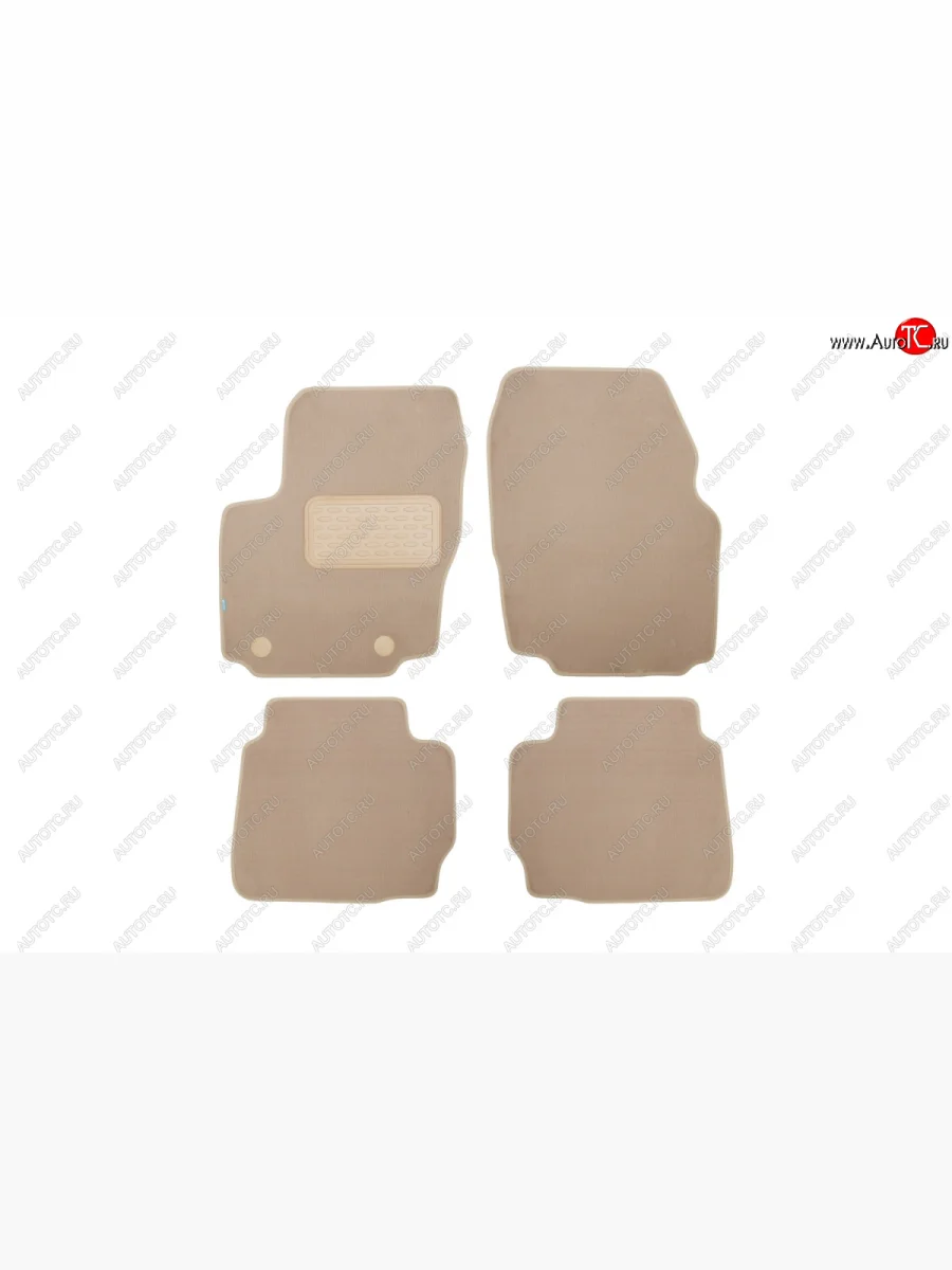 Текстильные коврики салона Klever Premium Ford Mondeo Mk4,BD рестайлинг, седан (2010-2014) (Бежевые)  в Керчи Республика Крым