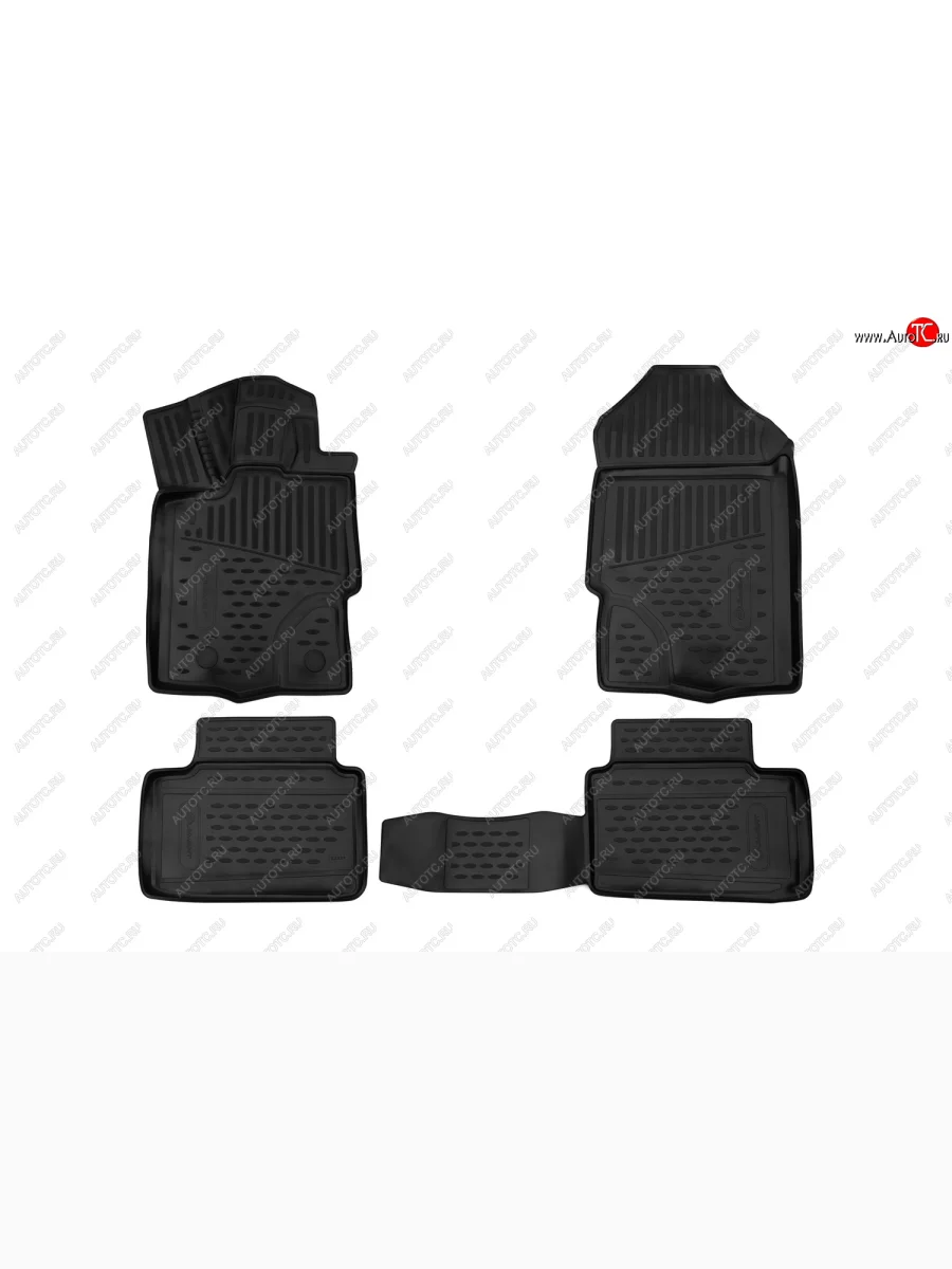 Комплект ковриков салона Element (полиуретан) Ford Ranger SuperCab (2019-2023)  с доставкой в г. Керчь