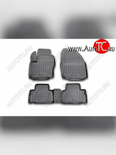 Комплект ковриков салона Element (полиуретан) Ford S-Max 1 дорестайлинг (2006-2010)