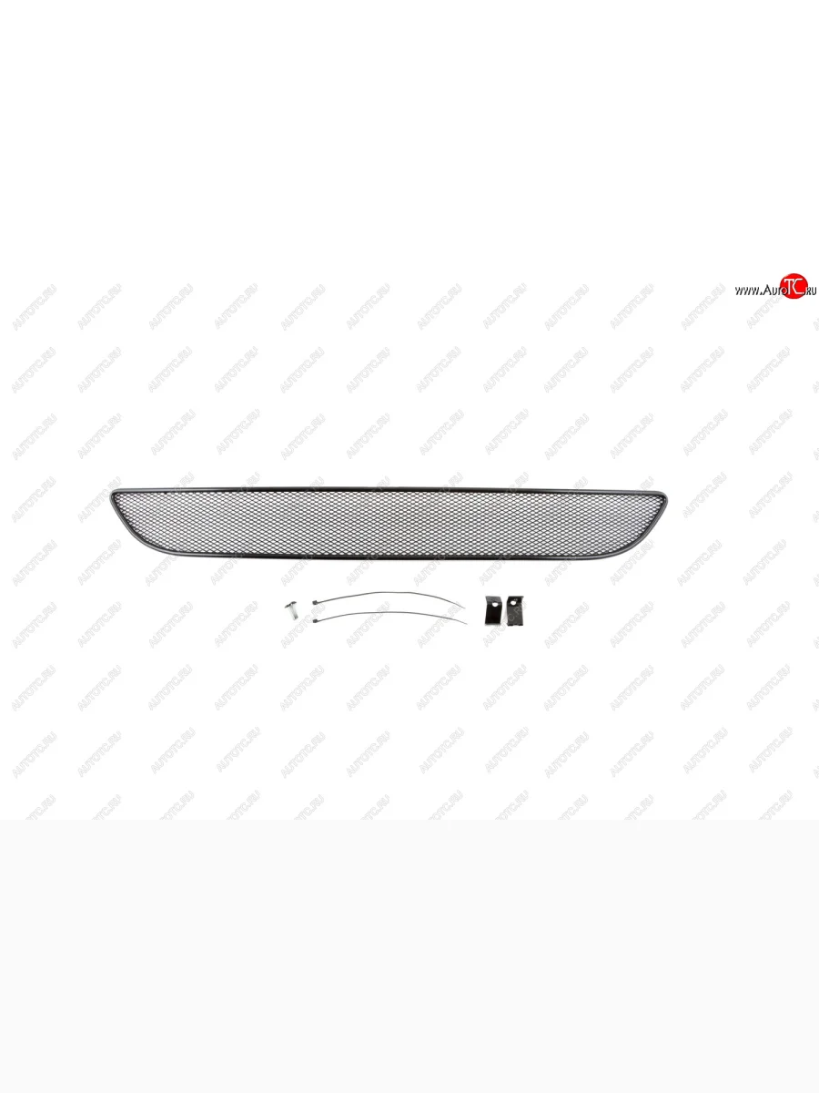 Сетка в бампер внешняя Arbori Ford Transit цельнометаллический фургон (2014-2022) (Черная 10 мм)  в Керчи Республика Крым