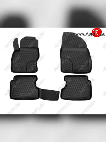 Комплект 3D ковриков салона на Format (повышенная износостойкость). Geely Atlas NL3 (2016-2022)