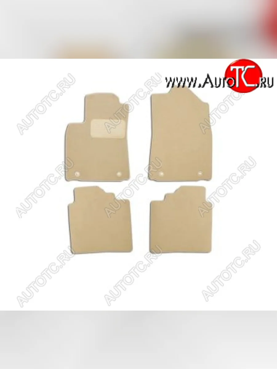 Текстильные коврики салона Klever Premium Haval F7  дорестайлинг (2018-2022) (Бежевые)  в Перми Пермском крае