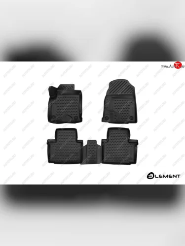 Комплект 3D ковриков салона Element (полиуретан) Haval H2 (2014-2021)