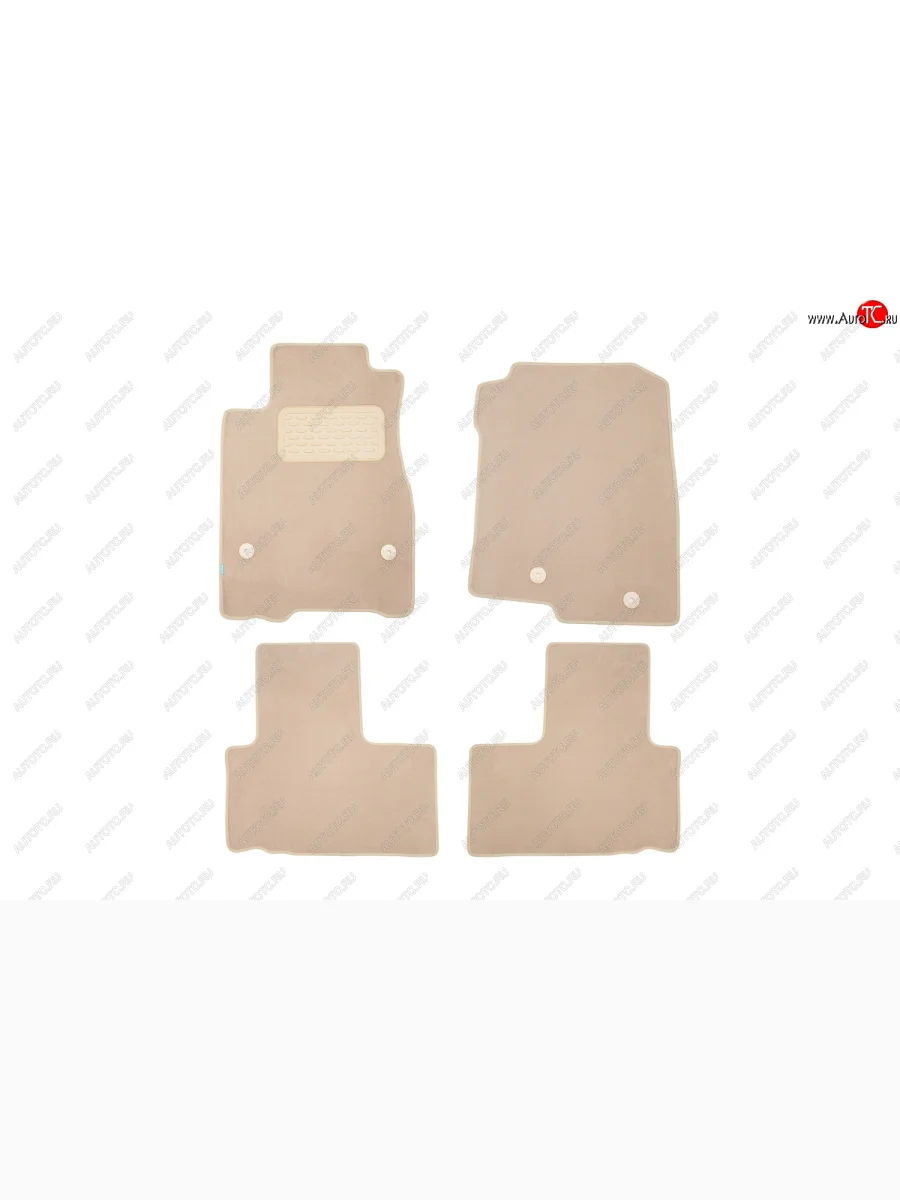 Текстильные коврики салона Klever Premium Haval H6 (2013-2020) (Бежевые)  в Перми Пермском крае