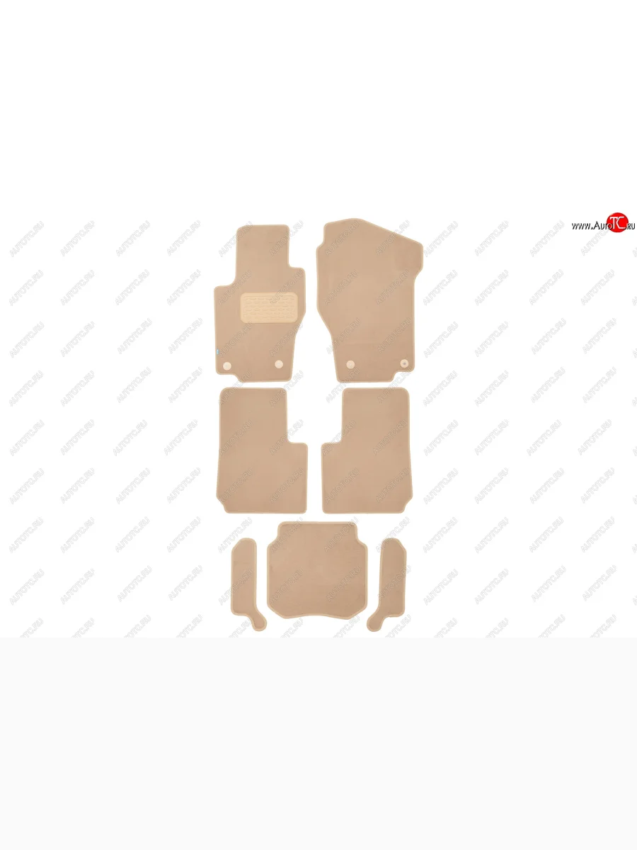 Текстильные коврики салона Klever Premium 7шт Haval H8 (2015-2017) (Черный)  в Воронеже Воронежской области