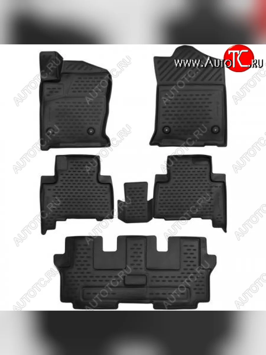 Комплект 3D ковриков салона Format (повышенная износостойкость). Haval H9 дорестайлинг (2015-2017)  в Керчи Республика Крым