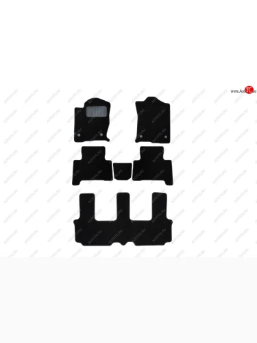 Коврики салона (текстиль) Klever Premium (Чёрные) Haval H9 дорестайлинг (2015-2017)