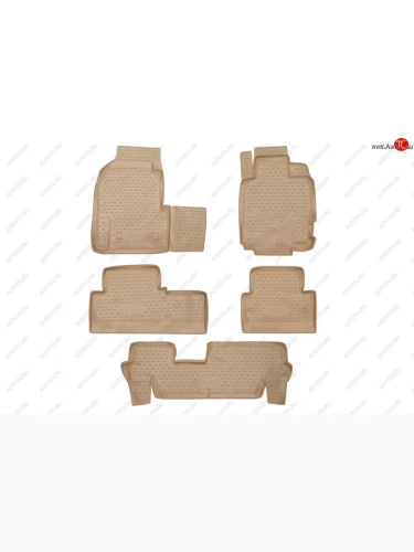 Комплект ковриков салона Element (полиуретан) (Бежевый) Honda Odyssey  2 (1999-2003)