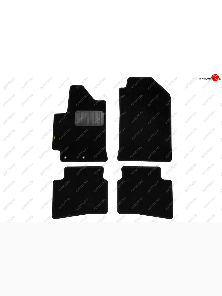 Текстильные коврики салона Klever Standart Hyundai Solaris HCR седан дорестайлинг (2017-2020)  в Перми Пермском крае