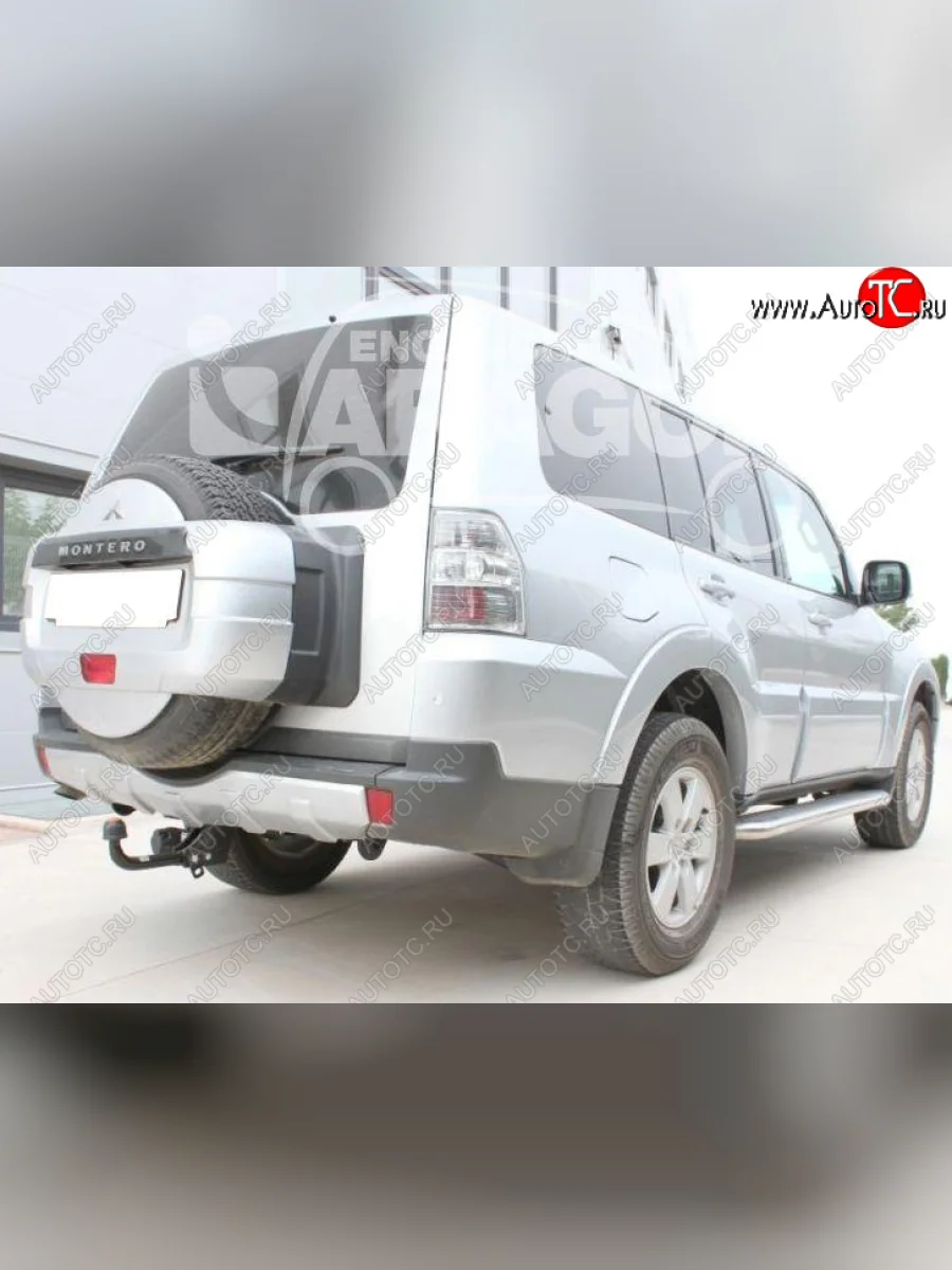 Фаркоп Aragon. (шар A) Mitsubishi Pajero 4 V80 3 дв. 1-ый рестайлинг (2011-2014)  в Керчи Республика Крым