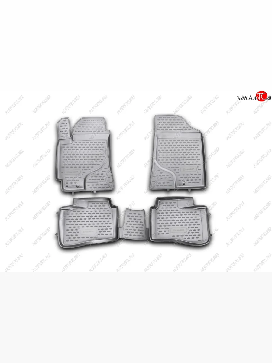 Комплект 3D ковриков салона Element (полиуретан) KIA Cerato 2 TD седан (2008-2013)  в Самаре Самарской области