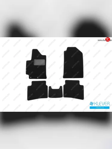 Текстильные коврики салона Klever Premium KIA Rio  4 FB (2016-2022) дорестайлинг седан, рестайлинг седан