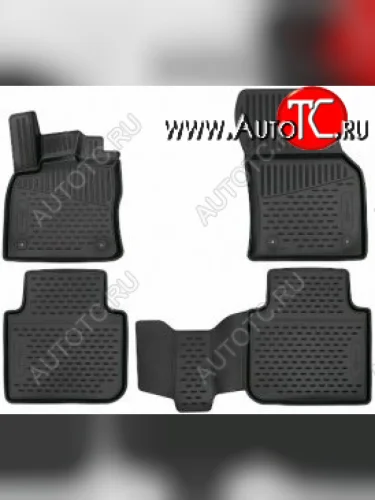 Комплект 3D ковриков салона Format (повышенная износостойкость). KIA Soul SK3 (2018-2022)