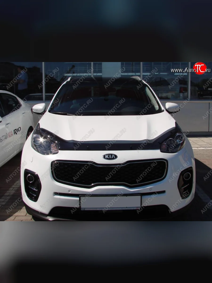 Дефлектор капота SIM  KIA Sportage (2016-2018) 4 QL  в Воронеже Воронежской области