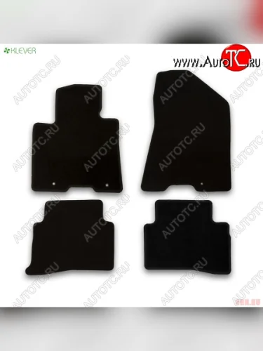 Текстильные коврики салона Klever Econom (Черные) KIA Sportage  4 QL (2016-2022) дорестайлинг, рестайлинг