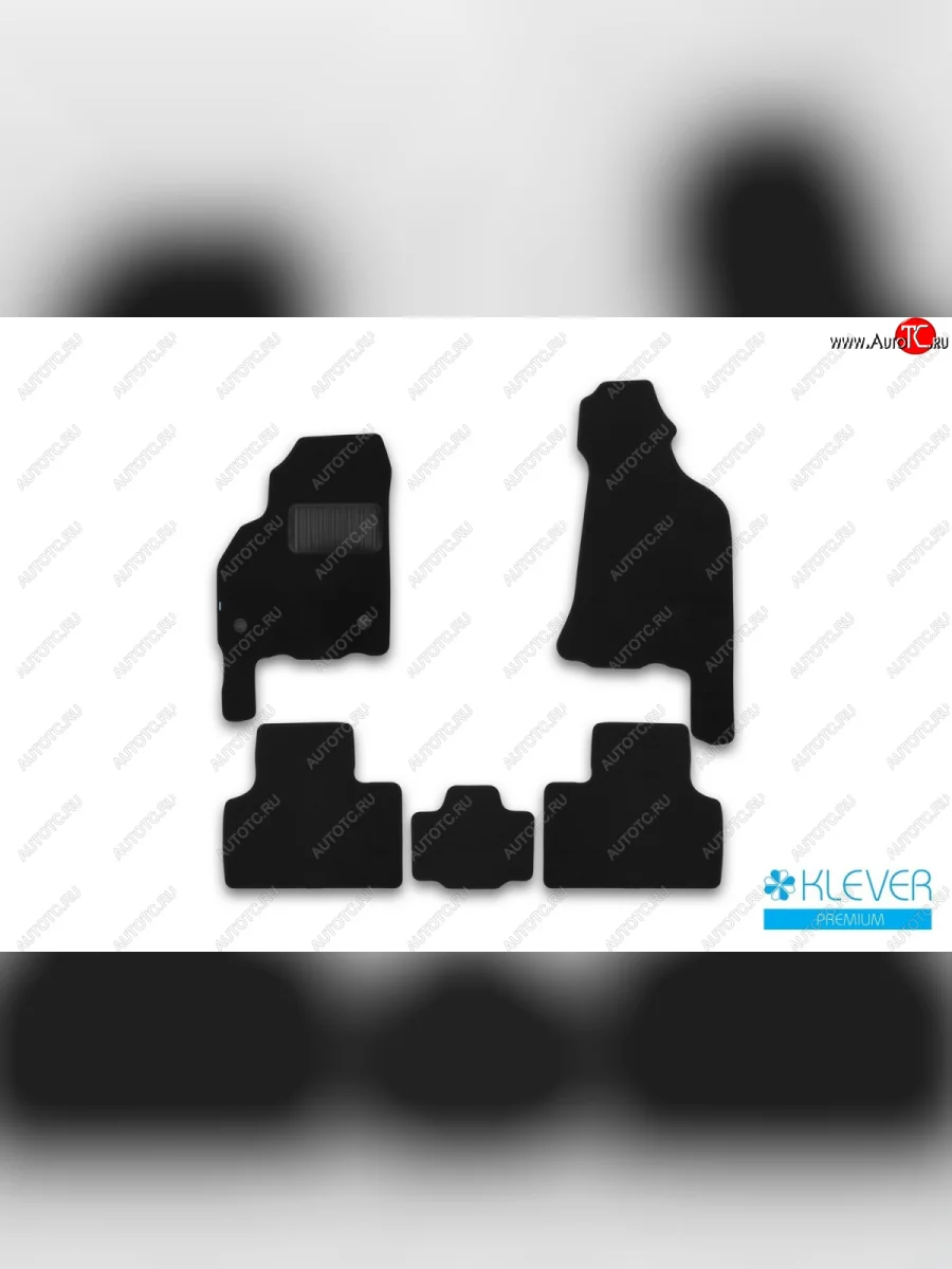 Текстильные коврики салона Klever Premium Лада ВАЗ Приора 2170 седан дорестайлинг (2007-2014) (Черные)  с доставкой в г. Пермь