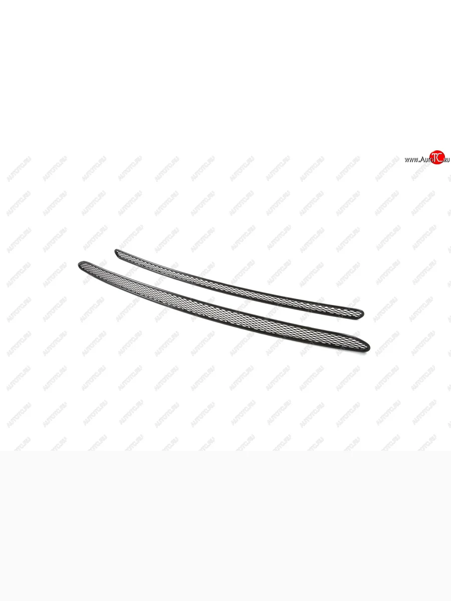 Сетка в бампер внешняя Arbori Лада ВАЗ Веста 2180 седан дорестайлинг (2015-2023) (Черная 10 мм)  с доставкой в г. Керчь