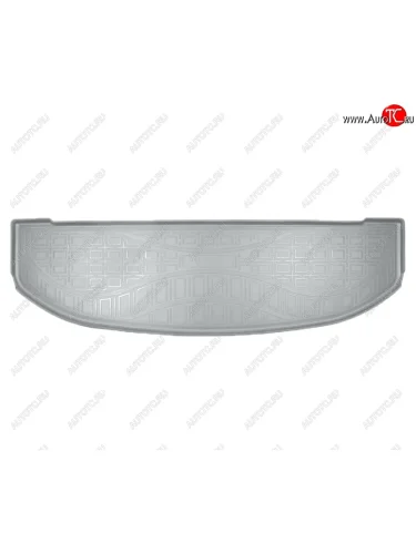 Коврик багажника Norplast Unidec (7 мест, разложенный 3-й ряд) (Цвет: серый) KIA Sorento MQ4 (2020-2022)
