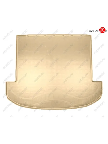 Коврик багажника Norplast Unidec (7 мест, сложенный 3-й ряд) (Цвет: бежевый) KIA Sorento MQ4 (2020-2022)