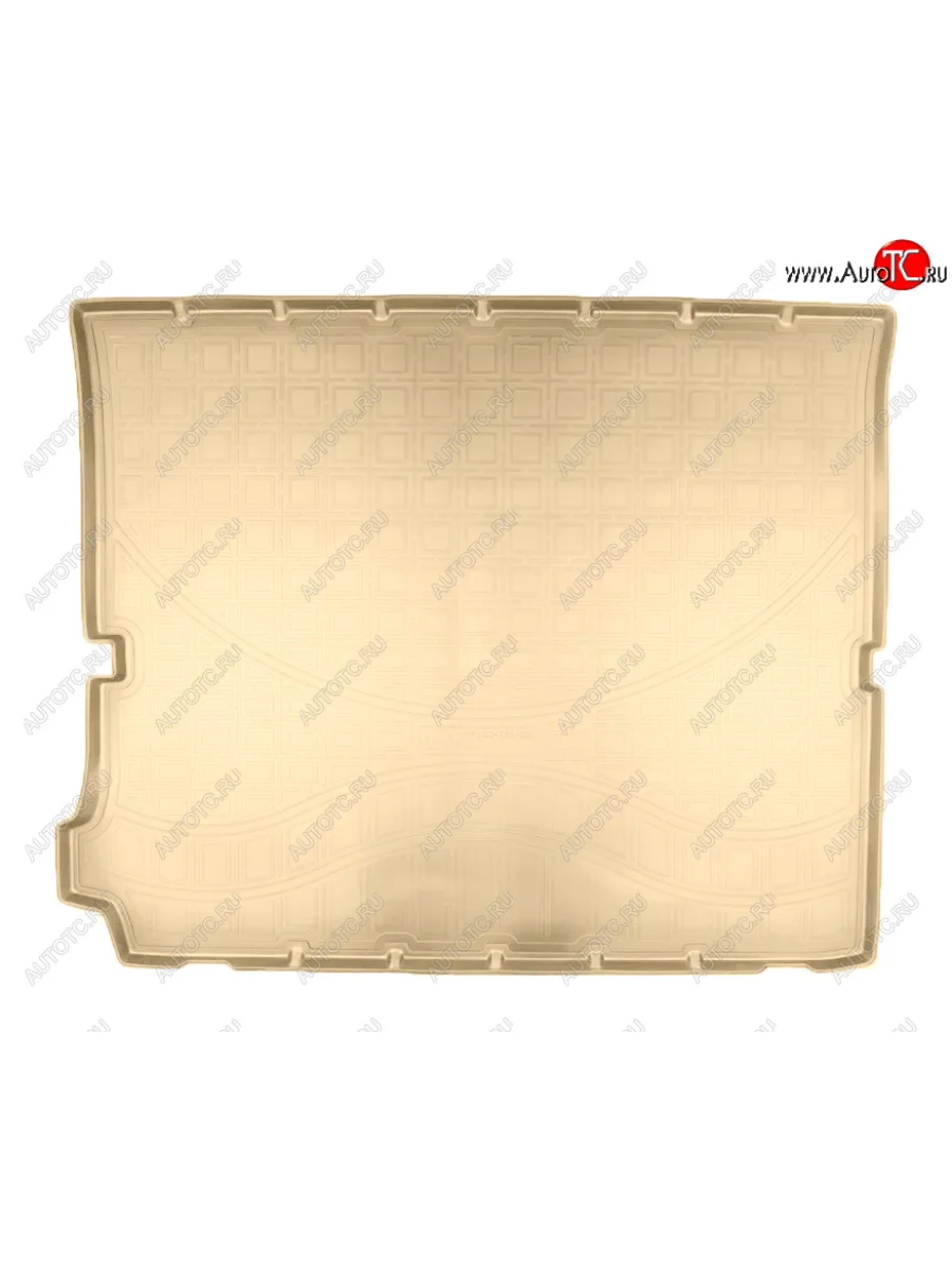 Коврик багажника Norplast Unidec (сложенный 3-й ряд) Peugeot 5008 T87 дорестайлинг (2017-2020) (Цвет: бежевый)  в Перми Пермском крае