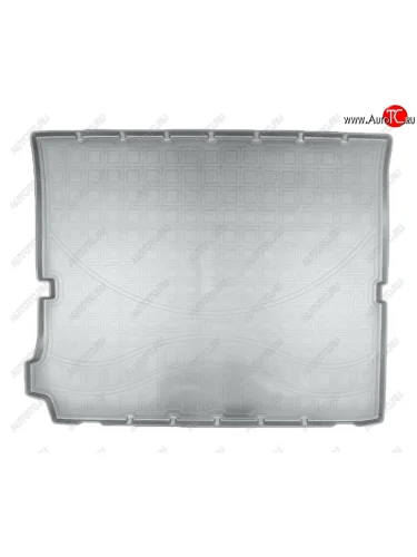 Коврик багажника Norplast Unidec (сложенный 3-й ряд) (Цвет: серый) Peugeot 5008 T87 рестайлинг (2020-2024)