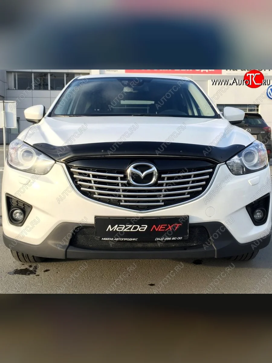 Дефлектор капота SIM Mazda CX-5 KE дорестайлинг (2011-2014)  с доставкой в г. Керчь