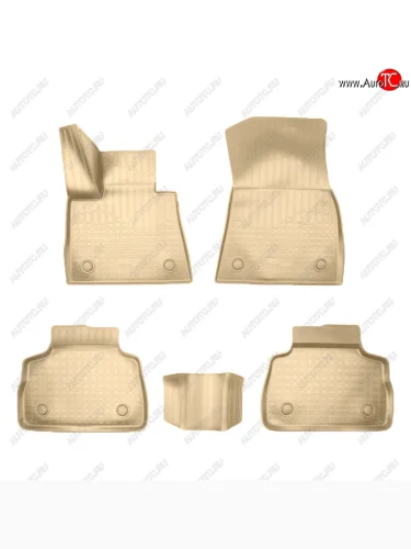 Коврики салона Norplast Unidec (Цвет: бежевый) BMW X6 G06 (2019-2023)
