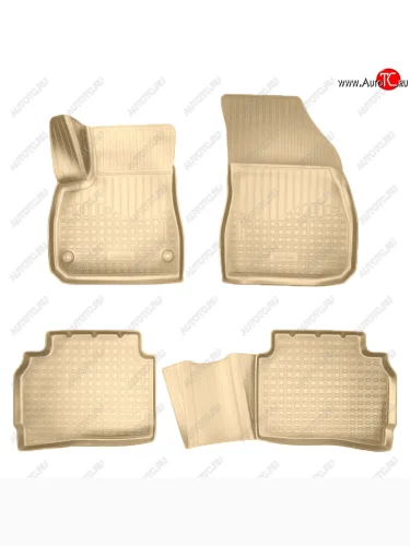 Коврики салона Norplast Unidec (Цвет: бежевый) Chevrolet Malibu 9 (2016-2025)