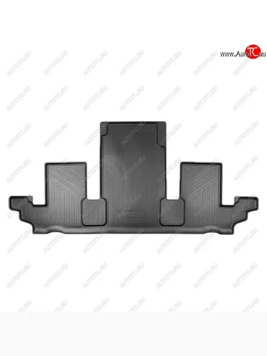 Коврик салона Norplast Unidec (3 ряд) (Цвет: черный) Chevrolet Traverse дорестайлинг (2017-2022)
