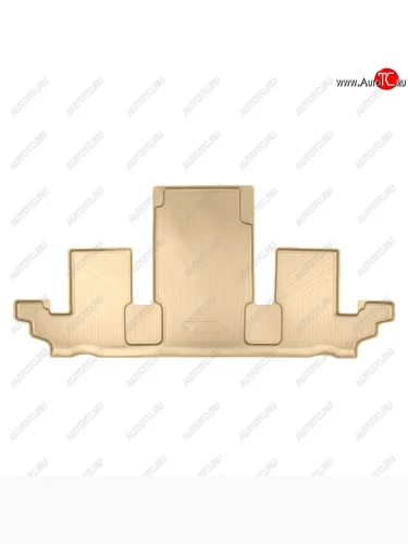 Коврик салона Norplast Unidec (3 ряд) (Цвет: бежевый) Chevrolet Traverse дорестайлинг (2017-2022)