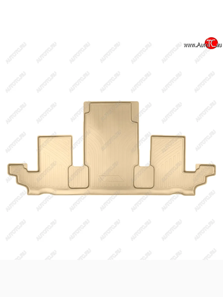 Коврик салона Norplast Unidec (3 ряд) Chevrolet Traverse дорестайлинг (2017-2022) (Цвет: бежевый)  в Перми Пермском крае