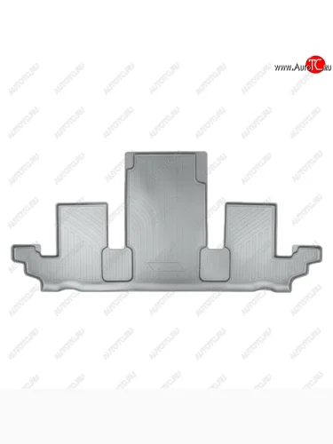 Коврик салона Norplast Unidec (3 ряд) (Цвет: серый) Chevrolet Traverse дорестайлинг (2017-2022)