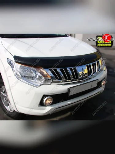 Дефлектор капота SIM Mitsubishi L200  5 KK,KL - Pajero Sport  QE