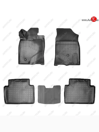 Коврики салона Norplast Unidec (Цвет: черный) Honda Civic FC  седан дорестайлинг (2016-2019)