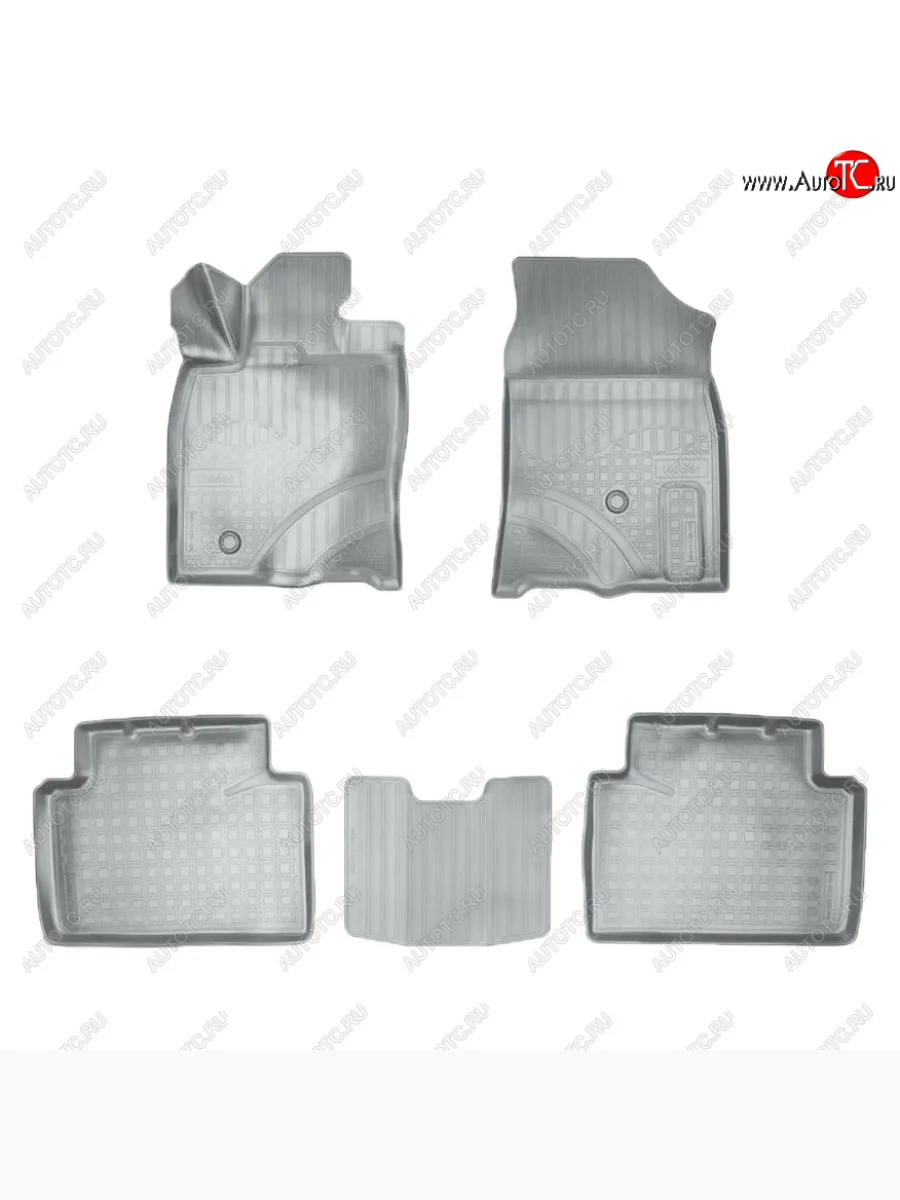 Коврики салона Norplast Unidec Honda Civic FC  седан дорестайлинг (2016-2019) (Цвет: серый)  в Самаре Самарской области