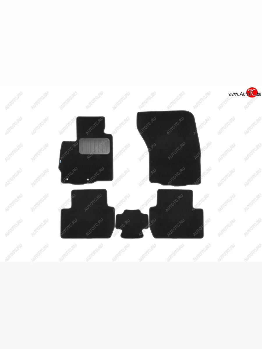 Текстильные коврики салона Klever Premium Mitsubishi Outlander XL (CW)  рестайлинг (2010-2013) (Черные)  в Керчи Республика Крым