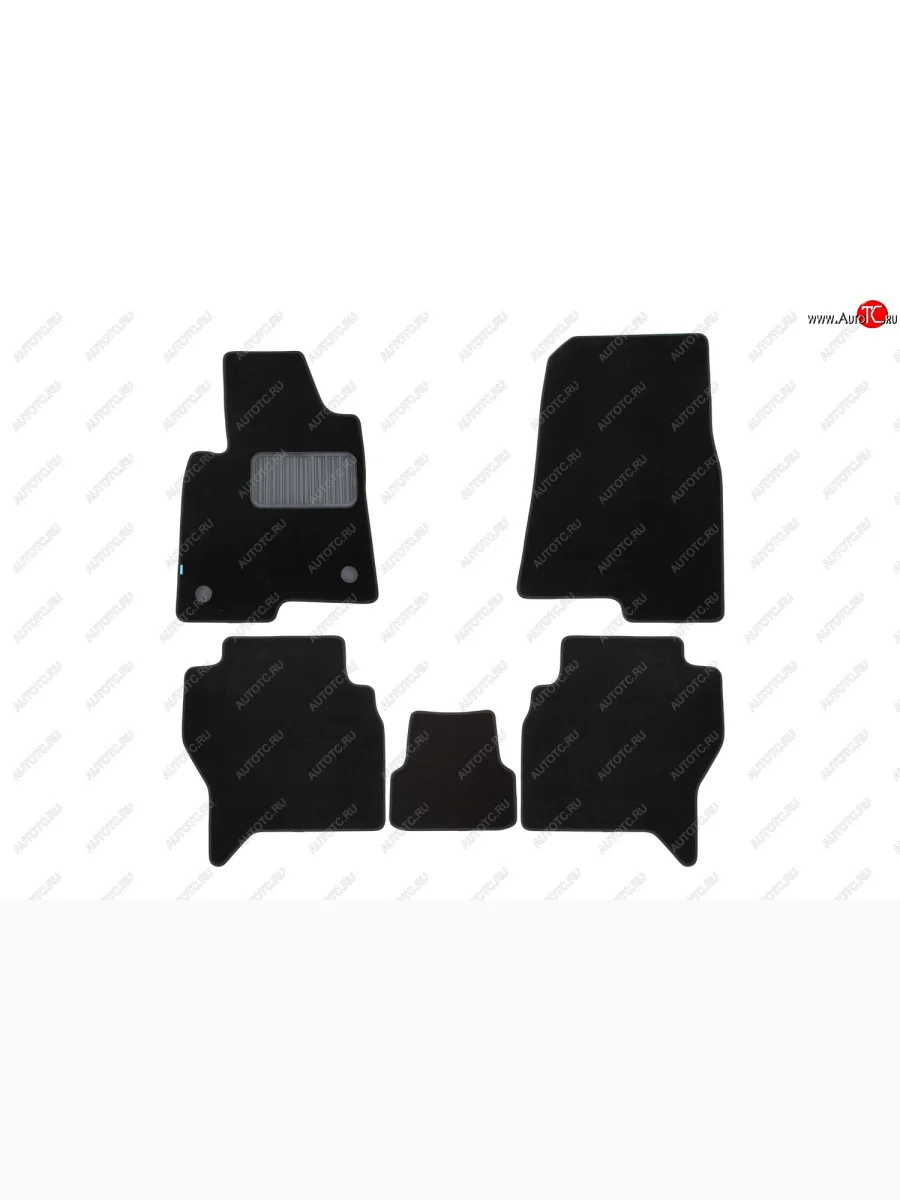 Текстильные коврики салона Klever Premium 5D АКПП Mitsubishi Pajero 3 V70 дорестайлинг (1999-2003) (Черные)  в Керчи Республика Крым