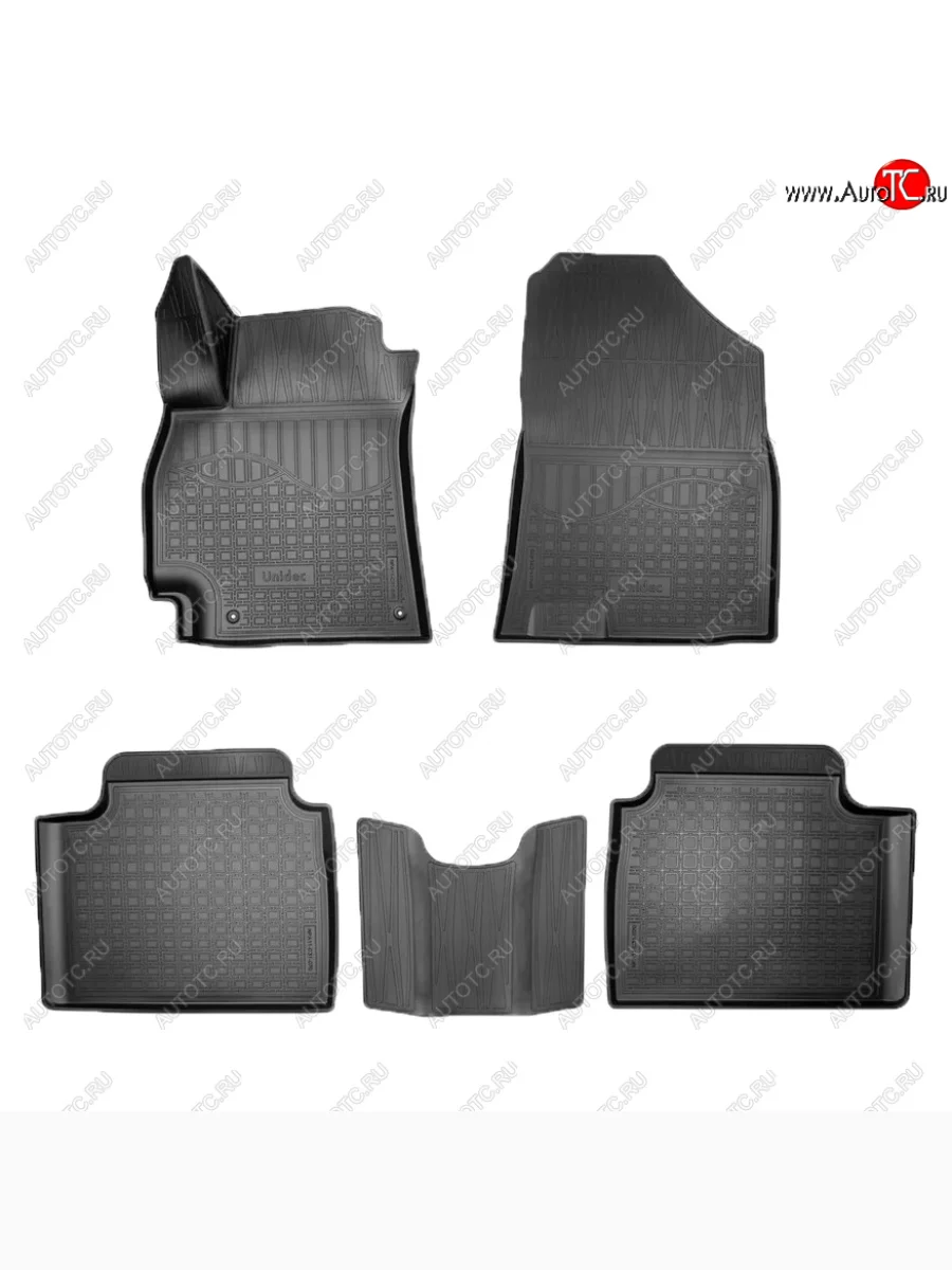 Коврики салона Norplast Unidec Hyundai Elantra CN7 (2020-2023) (Цвет: черный)  в Керчи Республика Крым