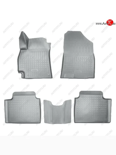 Коврики салона Norplast Unidec (Цвет: серый) Hyundai Elantra CN7 (2020-2023)