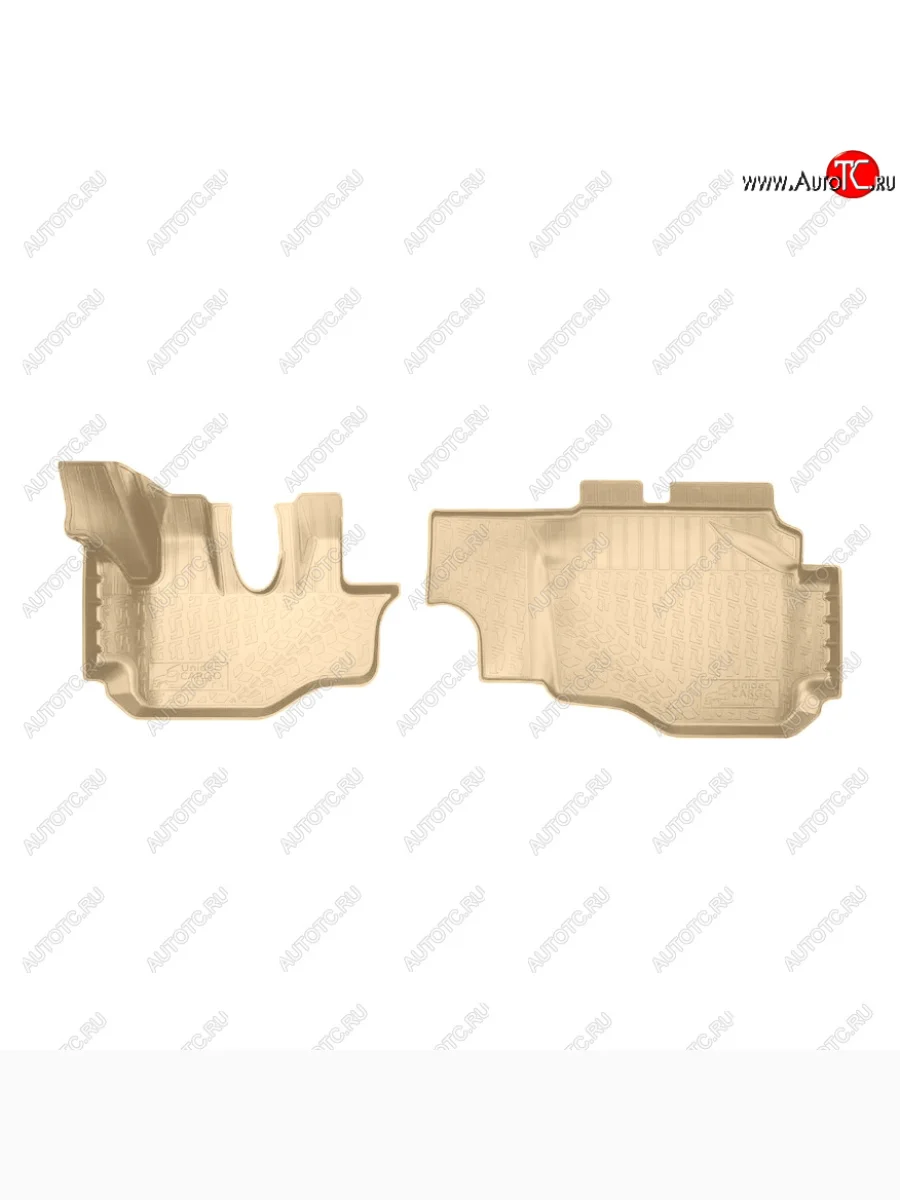 Коврики салона Norplast Unidec Hyundai HD-35 (2011-2025) (Цвет: бежевый)  в Керчи Республика Крым