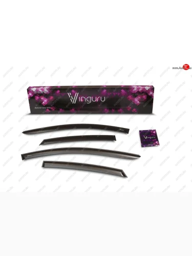 Дефлекторы окон Vinguru Nissan Murano  2 Z51 (2008-2016) дорестайлинг, рестайлинг