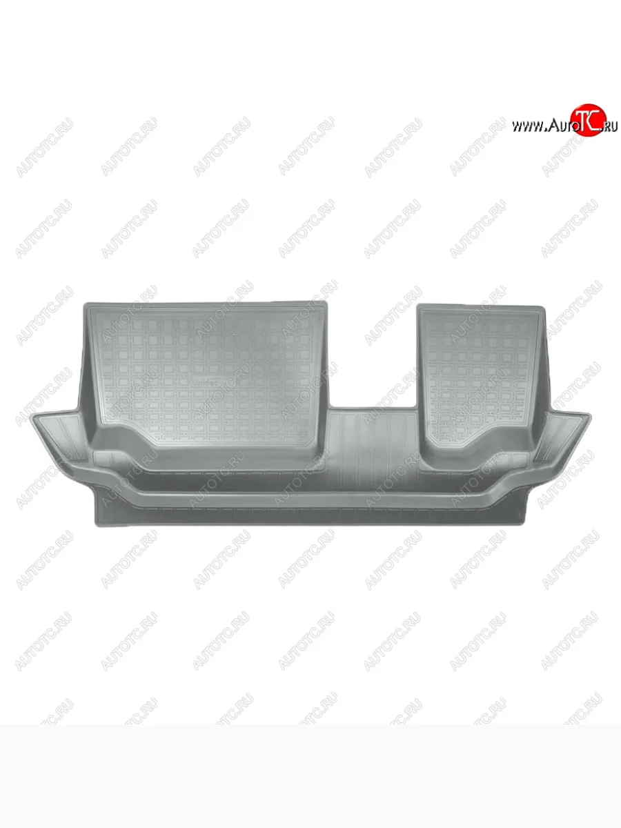 Коврик салона Norplast Unidec (3 ряд) Seat Tarraco KN2 (2018-2025) (Цвет: серый)  с доставкой в г. Пермь