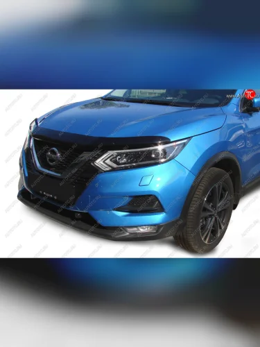 Дефлектор капота SIM Nissan Qashqai  2 (2017-2022) J11 рестайлинг