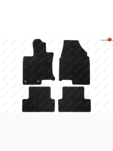 Текстильные коврики салона Klever Econom (Черные) Nissan Qashqai 1 J10 дорестайлинг (2007-2010)