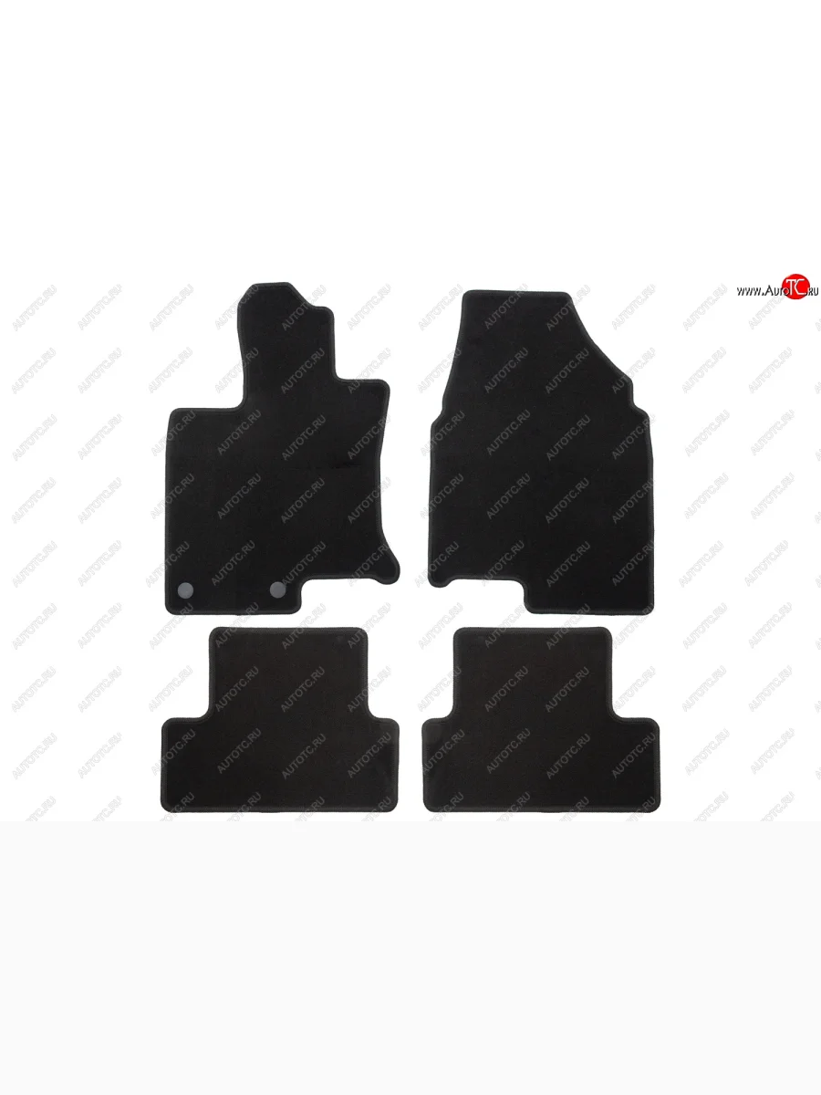 Текстильные коврики салона Klever Econom Nissan Qashqai 1 J10 дорестайлинг (2007-2010) (Черные)  в Керчи Республика Крым