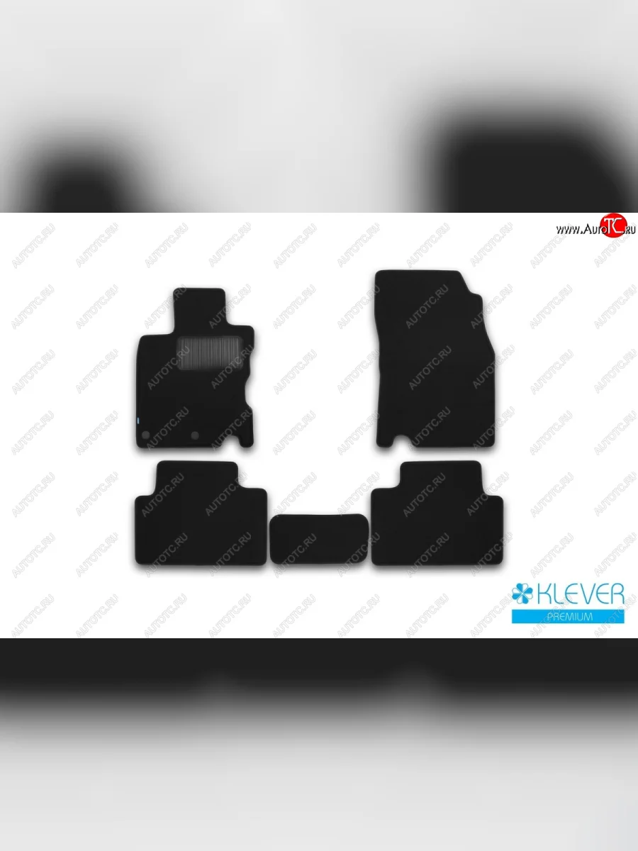 Текстильные коврики салона Klever Premium (сборка ЕВ) Nissan Qashqai 2 J11 дорестайлинг (2013-2019) (Черные)  в Перми Пермском крае