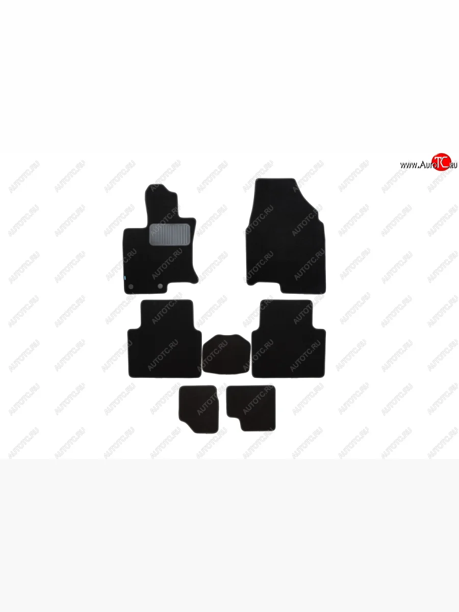 Коврики салона (текстиль) Klever Premium Nissan Qashqai +2 1 J10 дорестайлинг (2008-2010) (Черные)  в Самаре Самарской области