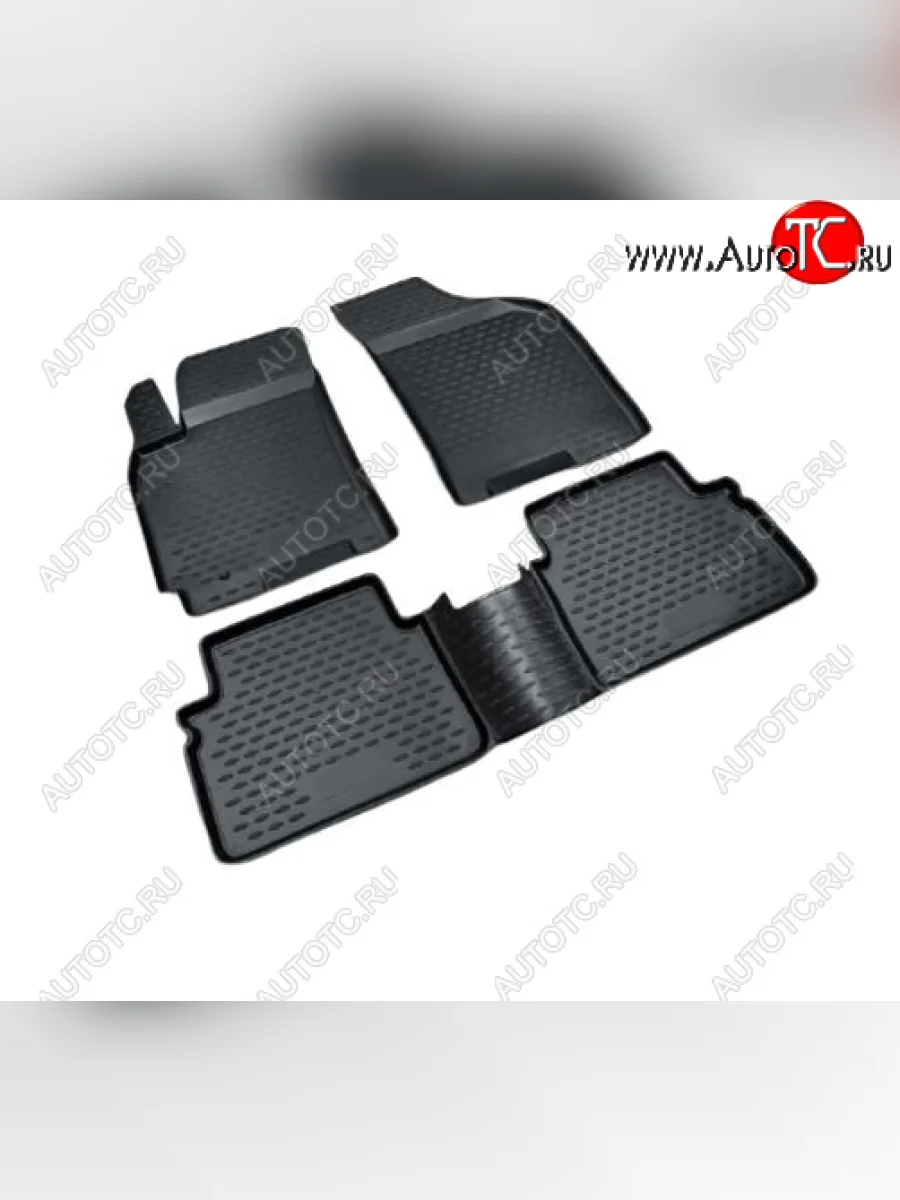 Комплект ковриков салона Format (повышенная износостойкость).  Opel Corsa (2006-2014) D (Черные)